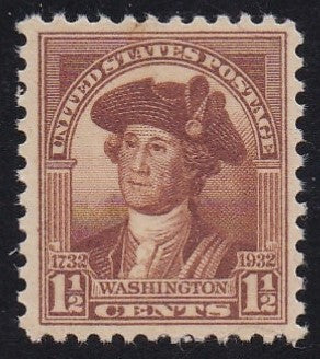 # 706 (1932) Washington Portraits - Sgl, VF MNH