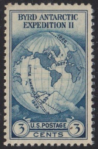 # 733 (1933) Byrd Antarctic - Sgl, XF MLH