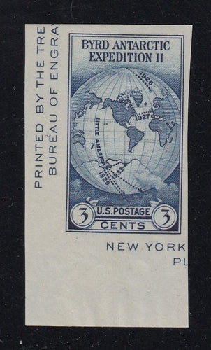 # 735a (1934) Byrd Antarctic - SS sgl, LL corner, NGAI