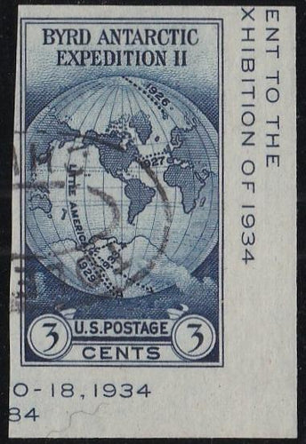 # 735a (1934) Byrd Antarctic - SS sgl, Used [1]