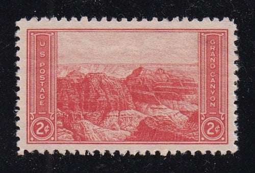 # 741 (1934) National Parks, Grand Canyon - Sgl, XF MNH