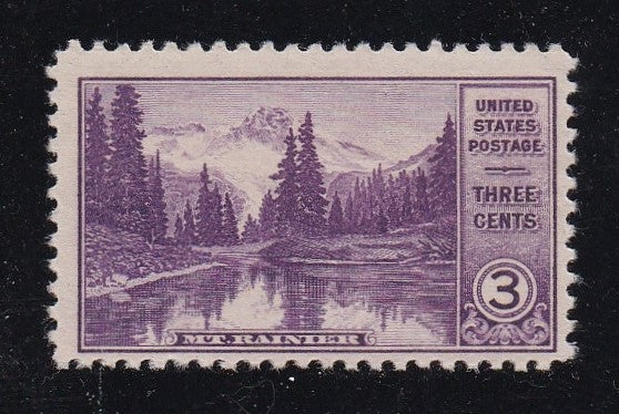 # 742 (1934) National Parks, Mirror Lake - Sgl, FVF MNH