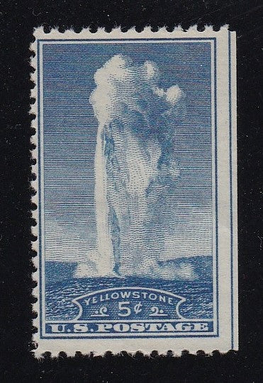 # 744 (1934) National Parks, Yellowstone - Sgl, F MH, SE