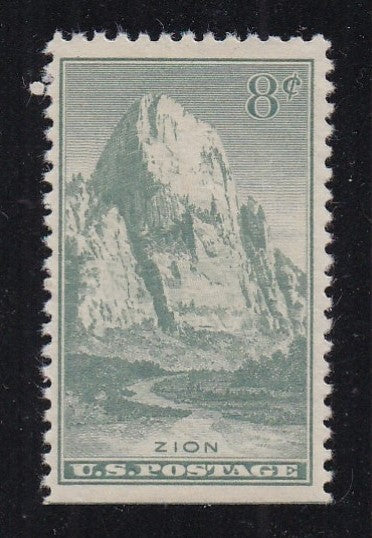 # 747 (1934) National Parks, Zion - Sgl, FVF MNH, SE