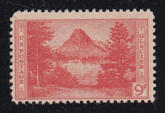 # 748 (1934) National Parks, Glacier - Sgl, FVF MH