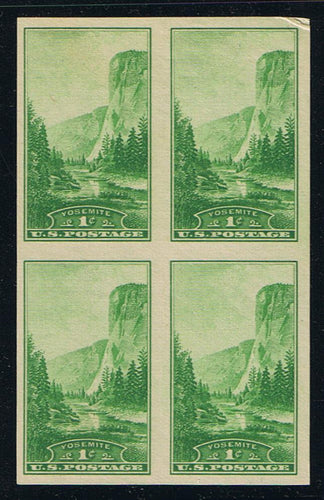 # 756-65 National Parks, Imperforate - BK/4's, Set/10, NGAI