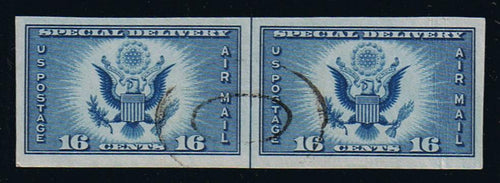 # 771 (1935) Air Post Special Delivery - H pr / V Line, Used