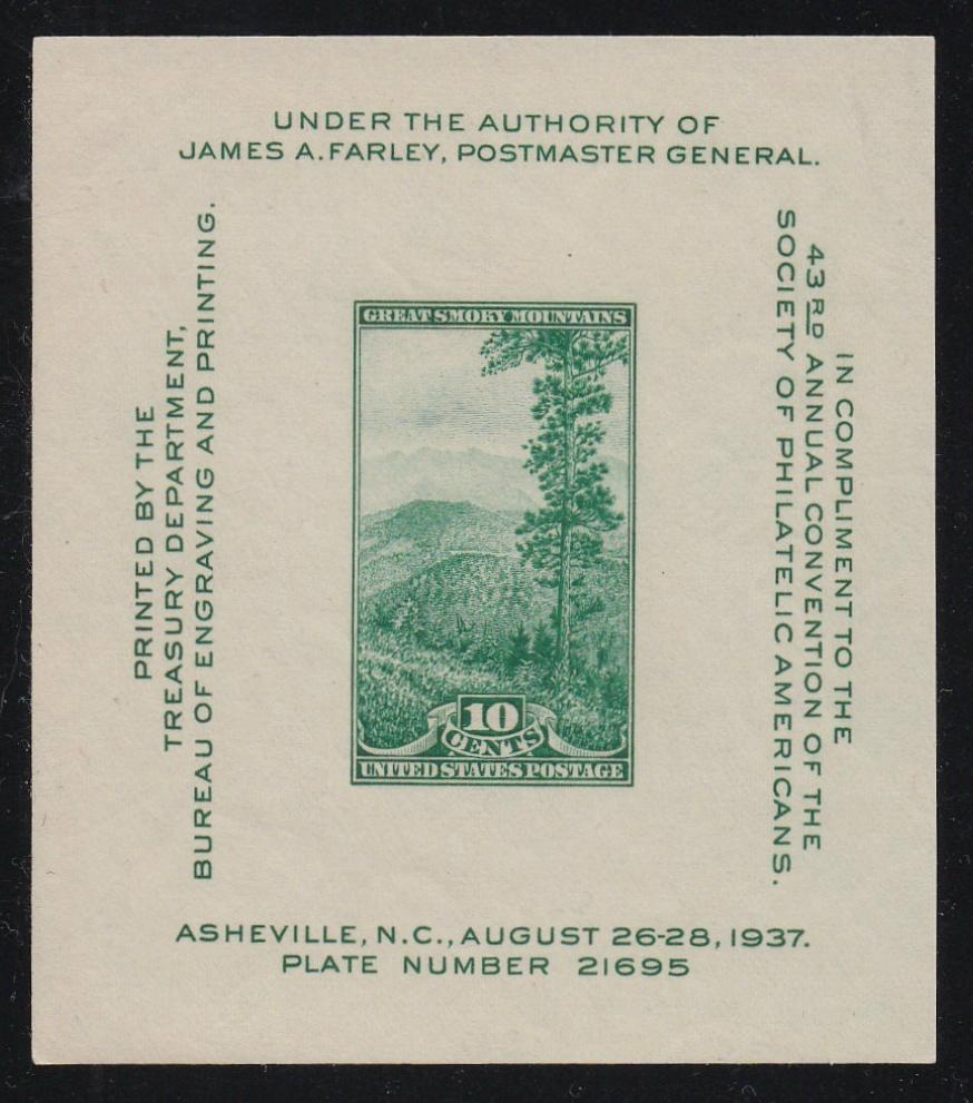 # 797 (1937) National Parks - SS, MNH