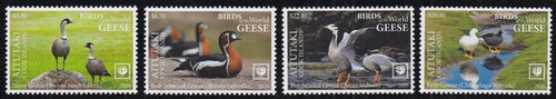 Aitutaki (2020) Birds of the World, Geese - Sgls, Set/4