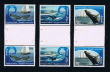 # 600-11 Whales / Dolphins / Nautical Ships - Gutter Pairs