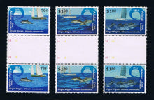 # 600-11 Whales / Dolphins / Nautical Ships - Gutter Pairs