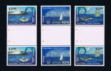 # 600-11 Whales / Dolphins / Nautical Ships - Gutter Pairs