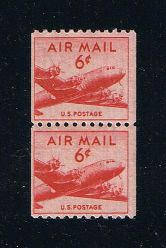 # C41 (1949) DC-4 Skymaster - Coil pr, MNH