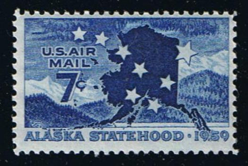 # C53 (1959) Alaska Statehood - Sgl, MNH