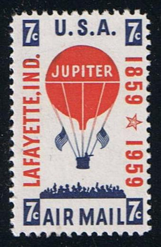 # C54 (1959) Hot Air Balloon - Sgl, MNH