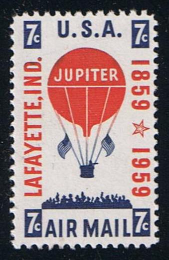 # C54 (1959) Hot Air Balloon - Sgl, MNH