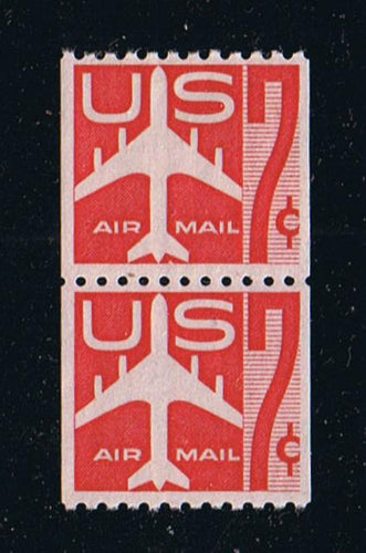 # C61 (1960) Jet Airliner - Coil pr, MNH