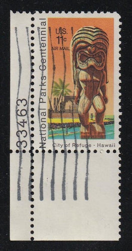 # C84 (1972) National Parks - Plt sgl, LL #33463, Used