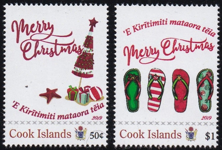 Cook Islands (2019) Christmas - Sgls, Set/2