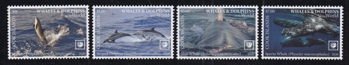 Cook Islands (2020) Whales & Dolphins of the World, Part I - Sgls, Set/4