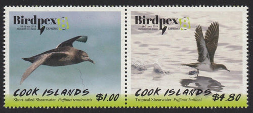 Cook Islands (2018) Birdpex 8 - Pair, MNH