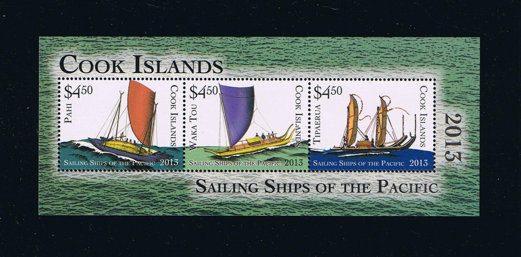 # 1452 (2013) Sailing Ships of the Pacific – Souvenir Sheet