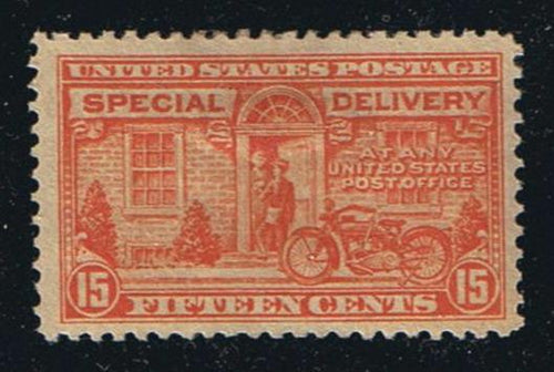 E13 (1925) Motorcycle Messenger, Special Delivery - MH, VF