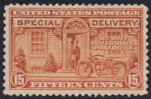 E16 (1931) Motorcycle Messenger, Special Delivery - MH, VF