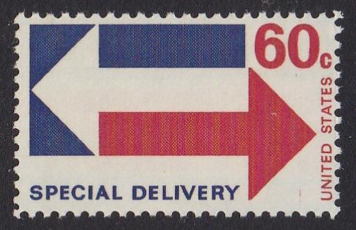 E23 (1971) Arrows, Special Delivery - MNH, VF