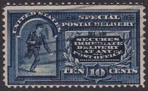 # E5a (1895) Messenger, Special Delivery - Used, F [1]