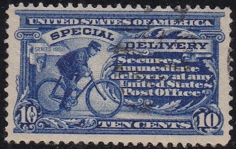 # E8 (1911) Bicycle Messenger, Special Delivery - Used, VF