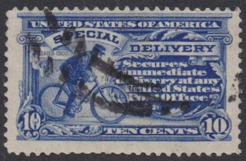 # E8 (1911) Bicycle Messenger, Special Delivery - Used