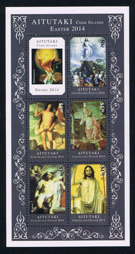 # 621, Aitutaki 2014 Easter Miniature Sheet