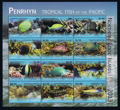 # 533 (2013) Tropical Fish Definitive Series, Part 2 - Sheetlet