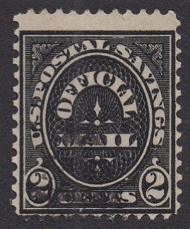 O125 (1910) Official Mail, Postal Savings - Sgl, Used, F [3]