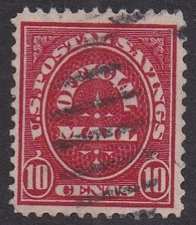 O126 (1911) Official Mail, Postal Savings - Sgl, Used, VF