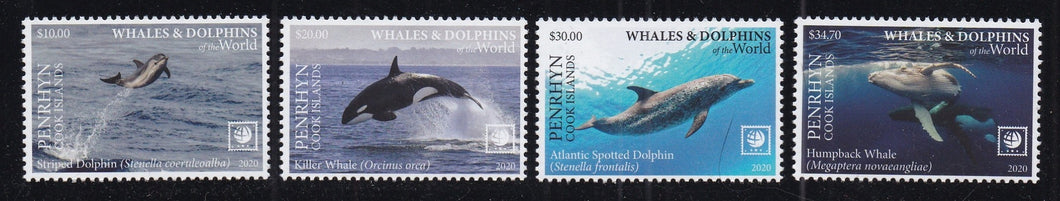 Penrhyn (2020) Whales & Dolphins of the World, Part II - Sgls, Set/4