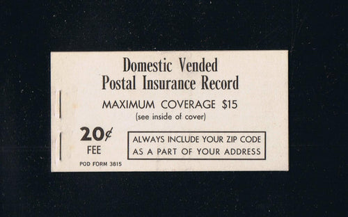 QI2 (1978) Parcel Post Insurance Booklet [3]