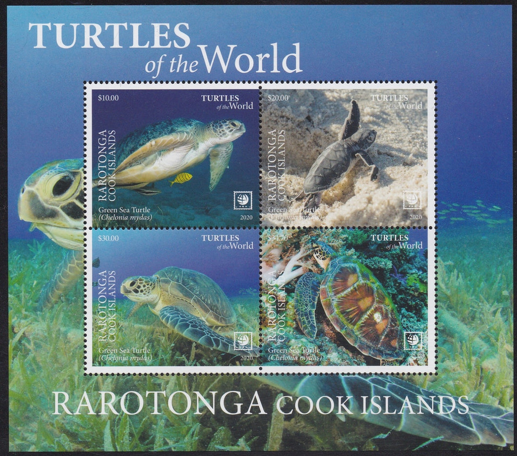 Rarotonga (2020) Turtles of the World, Part II - S/S