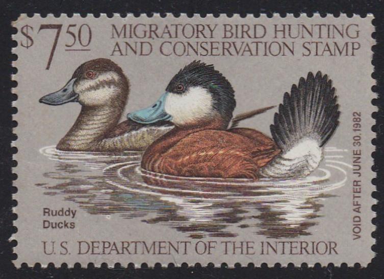 # RW48 (1981) Ruddy Ducks - Sgl, MNH