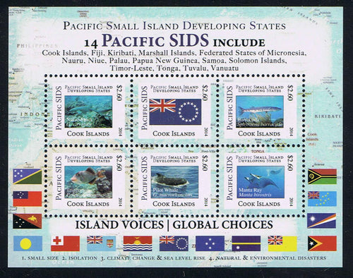 CI # 1511 Pacific Small Island Developing States Marine Life Mini-Sheet