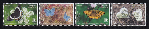 Tonga (2020) Butterflies of the World, Part II - Sgls, Set/4