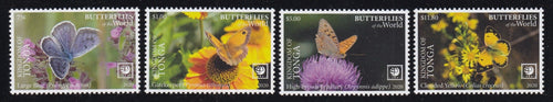 Tonga (2020) Butterflies of the World, Part I - Sgls, Set/4