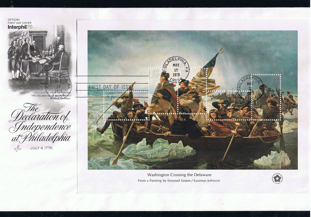 # 1688 Crossing the Delaware FDC